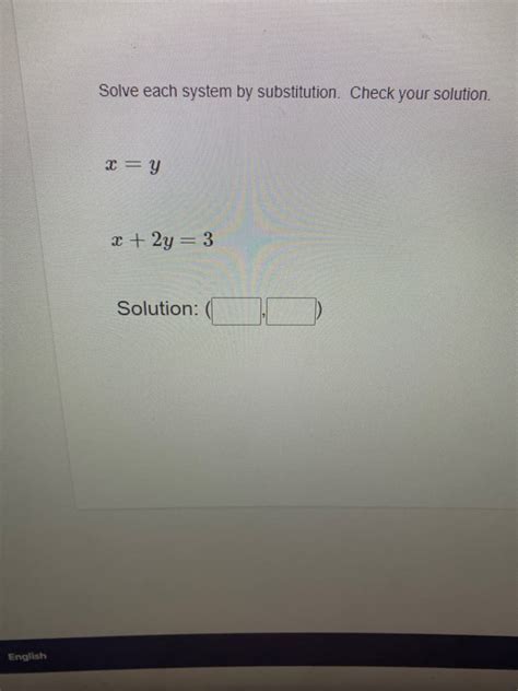 Answered Solve Each System By Substitution … Bartleby