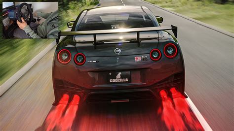 2000HP Godzilla Nissan GT R R35 NISMO Assetto Corsa Thrustmaster