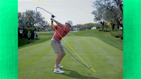 Rory Mcilroy Golf Swing Face On Down Line View Slow Motion Study