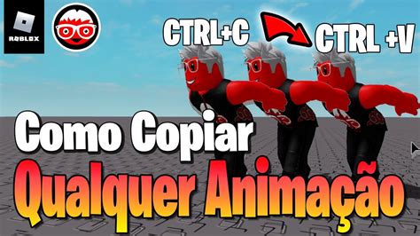 Como Copiar Qualquer Animação no Roblox Studio YouTube