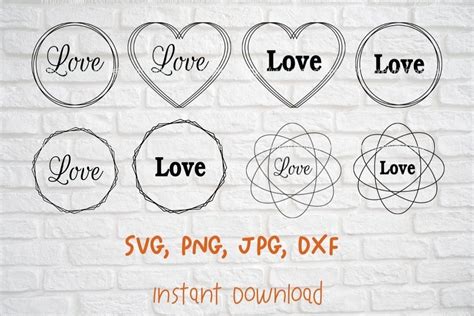 Love Svg Bundle Graphic By Nbshopdesign · Creative Fabrica