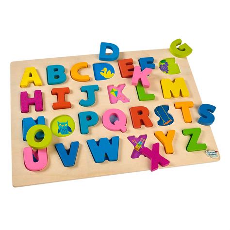 Wooden Alphabet Puzzle for Toddlers | Becke's