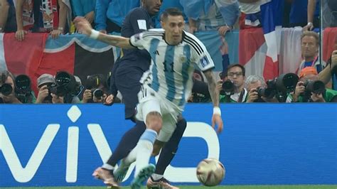 Así Fue El Polémico Penalti De Dembélé Sobre Di María En El Argentina