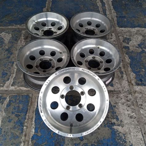 Jual Velg Bekas Racing Compomotive Ring Pcd X Lebar Et