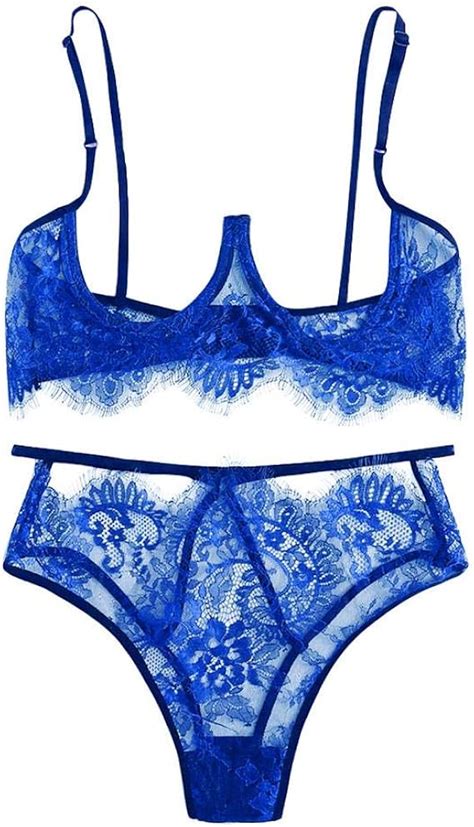 Sexy Dentelle Lingerie érotique Femme Sexy en Dentelle sous Vêtements de Nuit sous vêtements