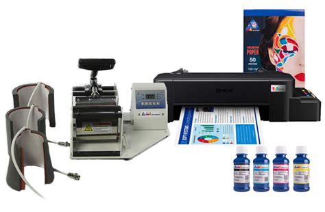 Термопресс INKSYSTEM M-04 для кружек 4 в 1 и принтер Epson L121 с ...