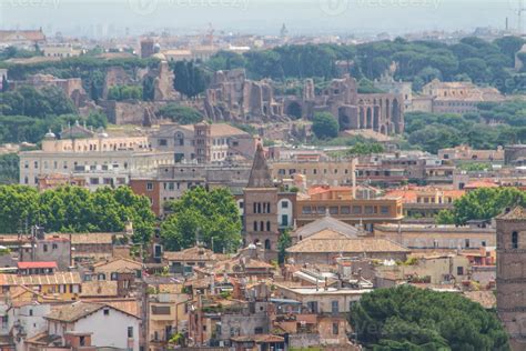 Rome, Italy. Aerial view of the city 8475108 Stock Photo at Vecteezy