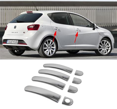 Couvre Poignees Chromes Sur Seat Ibiza Iv