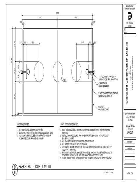 D-9 Basketball Court Layout - 201407301802162657 | PDF | Building ...