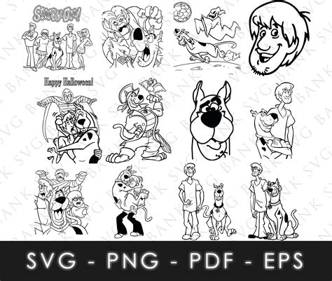 Scooby Doo Svg Scooby Doo Vector Scooby Doo Svg Bundle Scooby Doo Clipart Scooby Doo