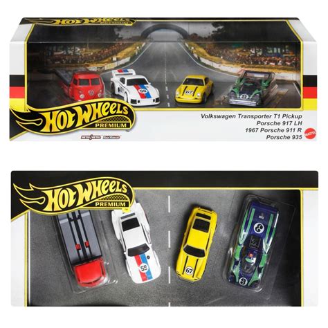 Hot Wheels Premium Display Set Porsche