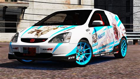 Honda Civic Type R EP3 Itasha Livery GTA5 Mods