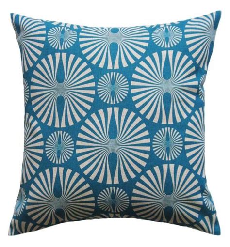 Media Turquoise Blue Modern Pillow Cover By Moddiva On Etsy