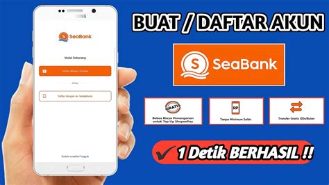 Cara Buka Rekening Seabank Terbaru Cara Daftar Seabank Youtube