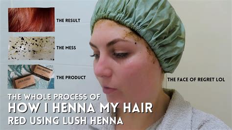 Dying My Hair Red With Henna Using Lush Caca Rouge And Caca Marron A