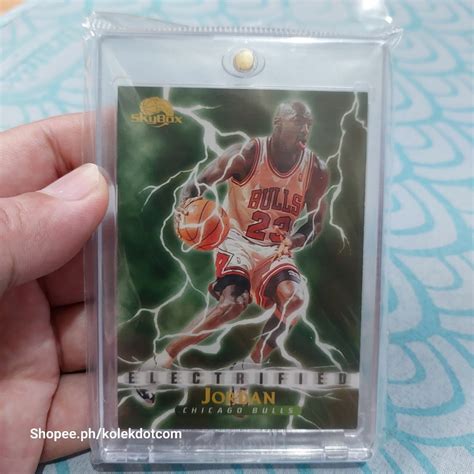 1996 Skybox Electrified Michael Jordan Hobbies Toys Toys Games On