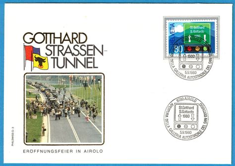 Gotthard Strassentunnel 1980 Eröffnungsfeier Airolo Kaufen auf Ricardo