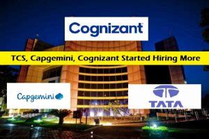 TCS Capgemini Cognizant Started Hiring More Number Of Freshers In