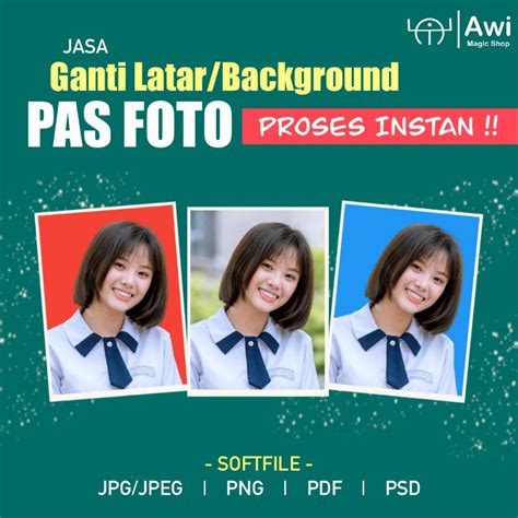 Jual Jasa Edit Ganti Latarbackground Pas Foto Shopee Indonesia