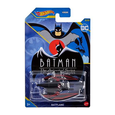 Игрушечная машинка Hot Wheels коллекция Бэтмен Batplane самолет масштаб 1 64 металлическая