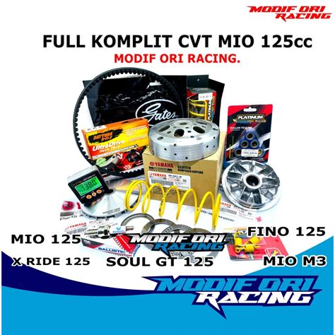 Jual Paket Full Komplit Mio M Paket Full Upgrade Cvt Mio Mangkok