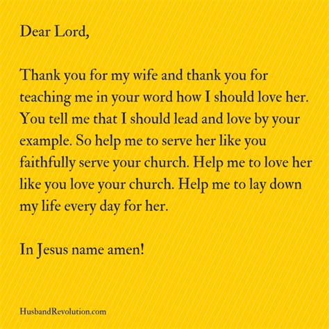 Marriage Prayer Serving My Wife Marriage After God