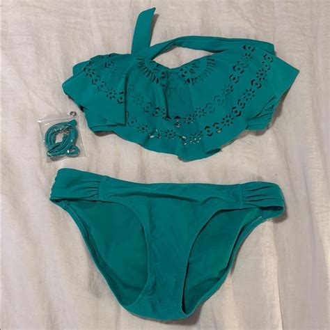 Jessica Simpson Swim Jessica Simpson Cut Out Bikini Set Poshmark