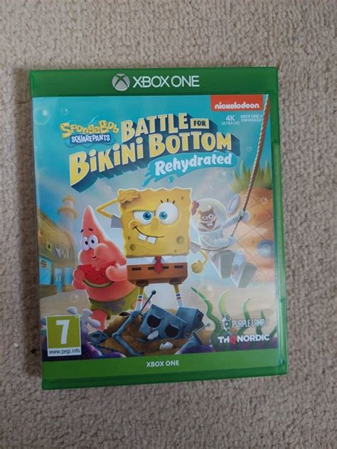 SPONGEBOB SQUAREPANTS BATTLE For Bikini Bottom Rehydrated Xbox One PicClick UK