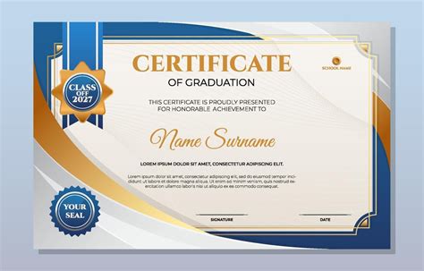 Download graduation certificate template for free – Artofit