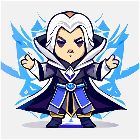 Premium Vector Captivating Full Body Mascot Mage Concept For Creative