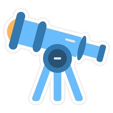 Premium Vector Telescope Icon