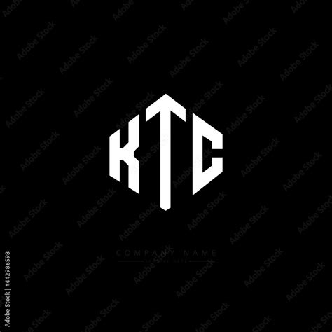 KTC letter logo design with polygon shape. KTC polygon logo monogram ...