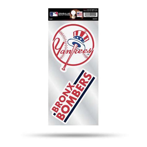 Buy At Best Prices Rico Industries Rico New York Yankees Double Up Decals