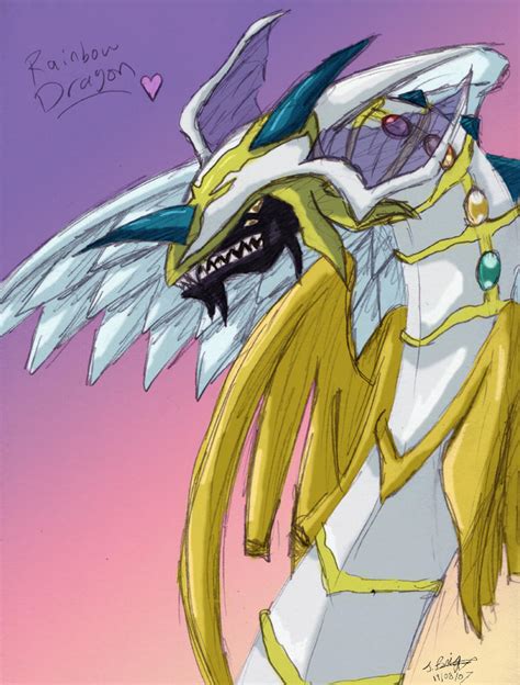 Ygo Gx Rainbow Dragon By Pdutogepi On Deviantart