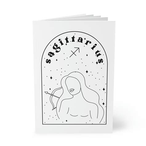 Sagittarius Zodiac Astrology Softcover Notebook A Etsy