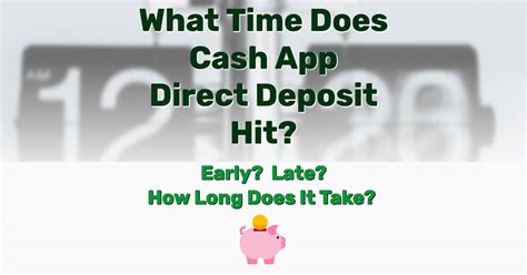 What Time Does Cash App Direct Deposit Hit Early Tuto Premium