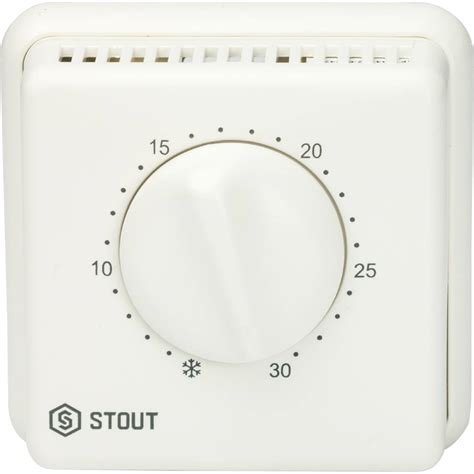 Комнатный проводной термостат STOUT TI-N с переключателем зима-лето и ...