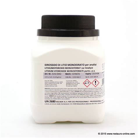 Lithium hydroxide monohydrate puriss. p.a. (LiOH x H2O) - buy