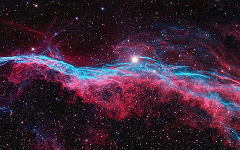 HD wallpaper: space, space art, stars, planet, nebula, galaxy, Veil Nebula | Wallpaper Flare