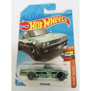Jual HOT WHEELS DATSUN 620 HIJAU ARMY Shopee Indonesia