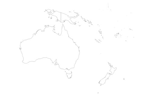 World Political Map Black And White A4 Size