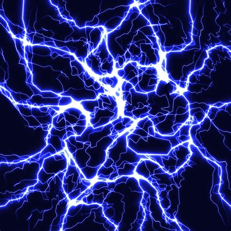 Lightning Background Ice Cracks Pattern Thunder Strikes Electric