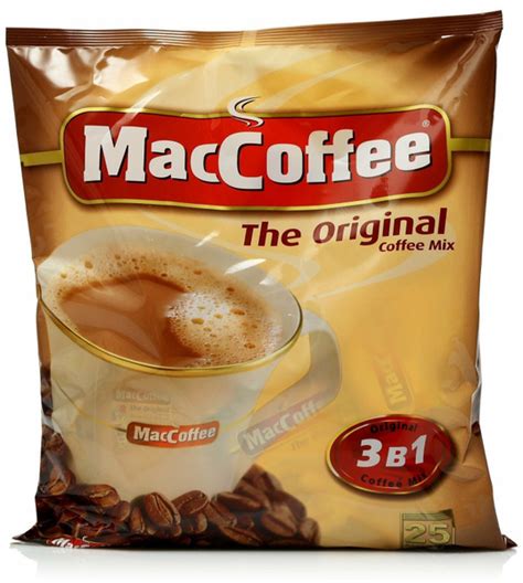 Кофейный напиток растворимый МасСoffee 3 в 1 (Мак кофе), 25 пакетиков ...
