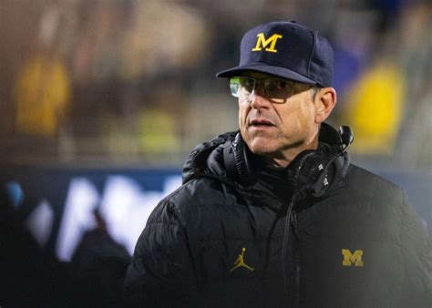 Michigan Coach Jim Harbaugh Suspended See The Full Disciplinary Letter