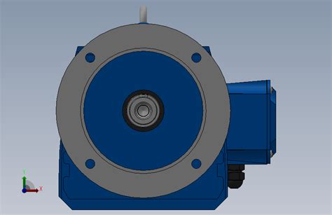 Rf77法兰轴伸式安装斜齿轮减速机rf77 Y4 4p 112m M1 0° Φ250solidworks 2018模型图纸下载 懒石网