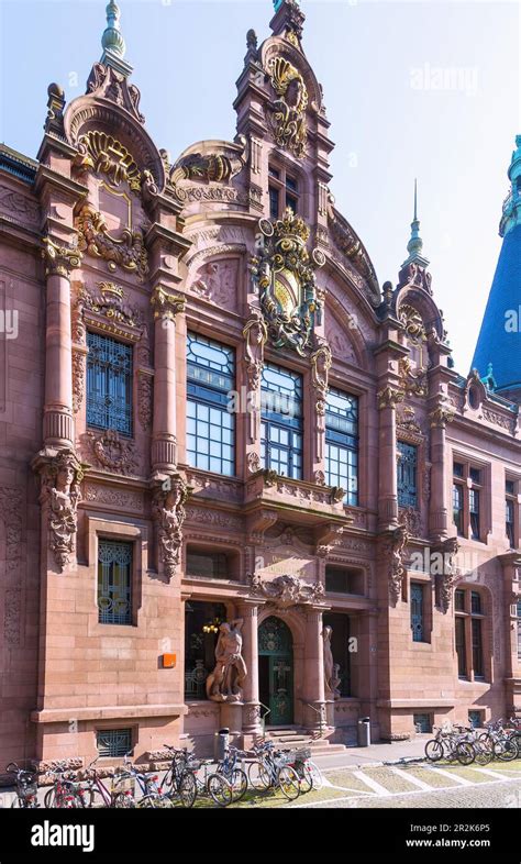 Heidelberg, University Library, main facade Stock Photo - Alamy