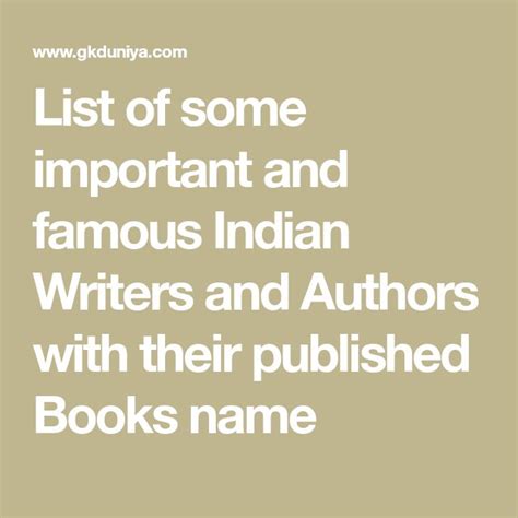 Top 10 Famous Indian Authors You Must Read Their Books 08112023