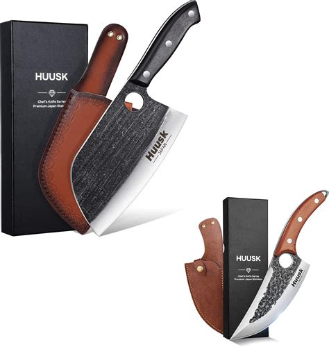 Amazon Huusk Japan Knife Upgraded Chef Knives Bundle With Serbian