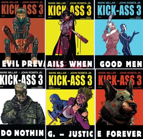 Portadas Alternativas Para El Cap Tulo De Kick Ass