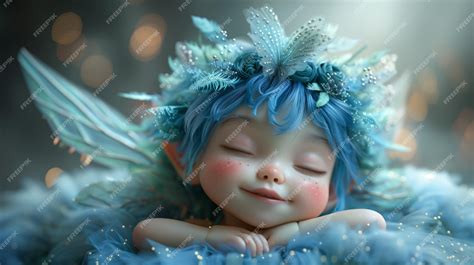 Premium Photo Sleeping Fairy Tale Fairy Generative Ai